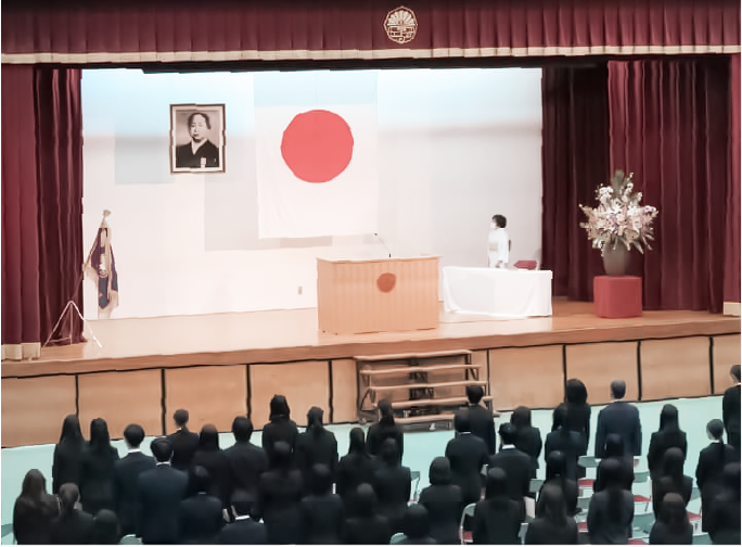入学式の様子