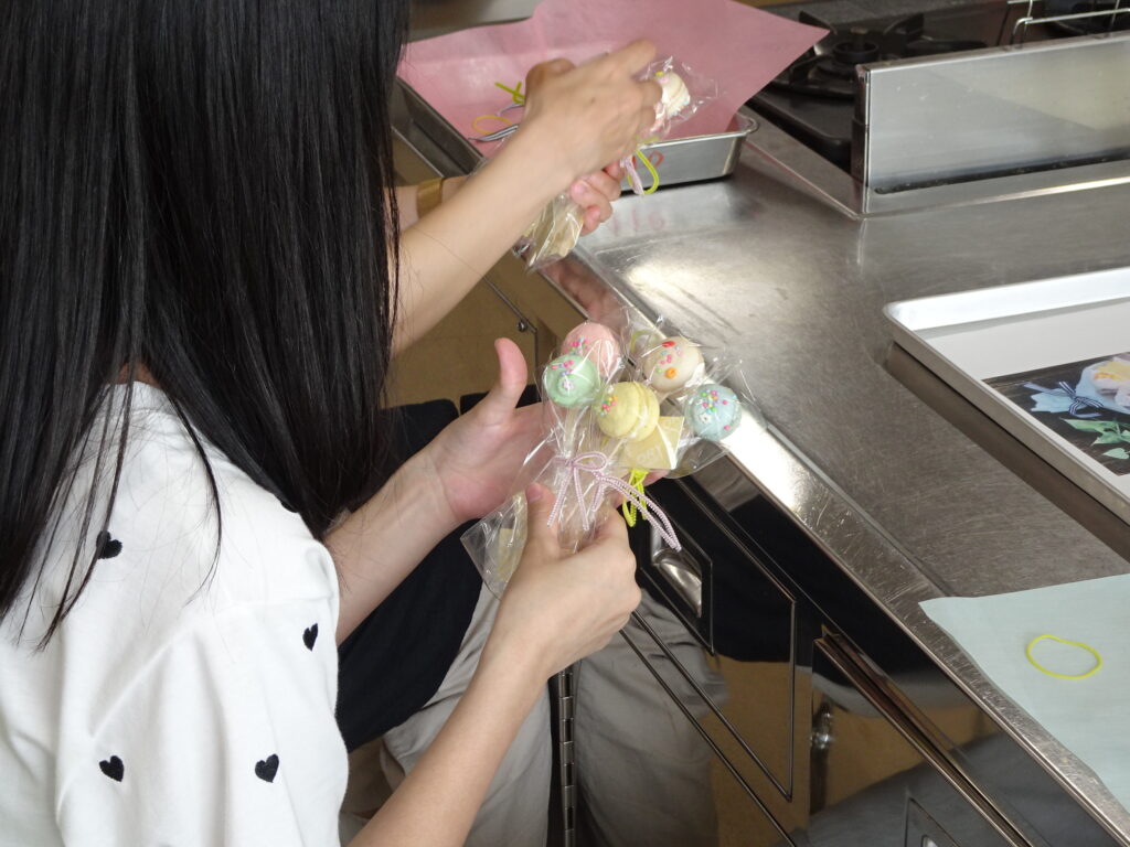 食育健康コース模擬授業の様子
