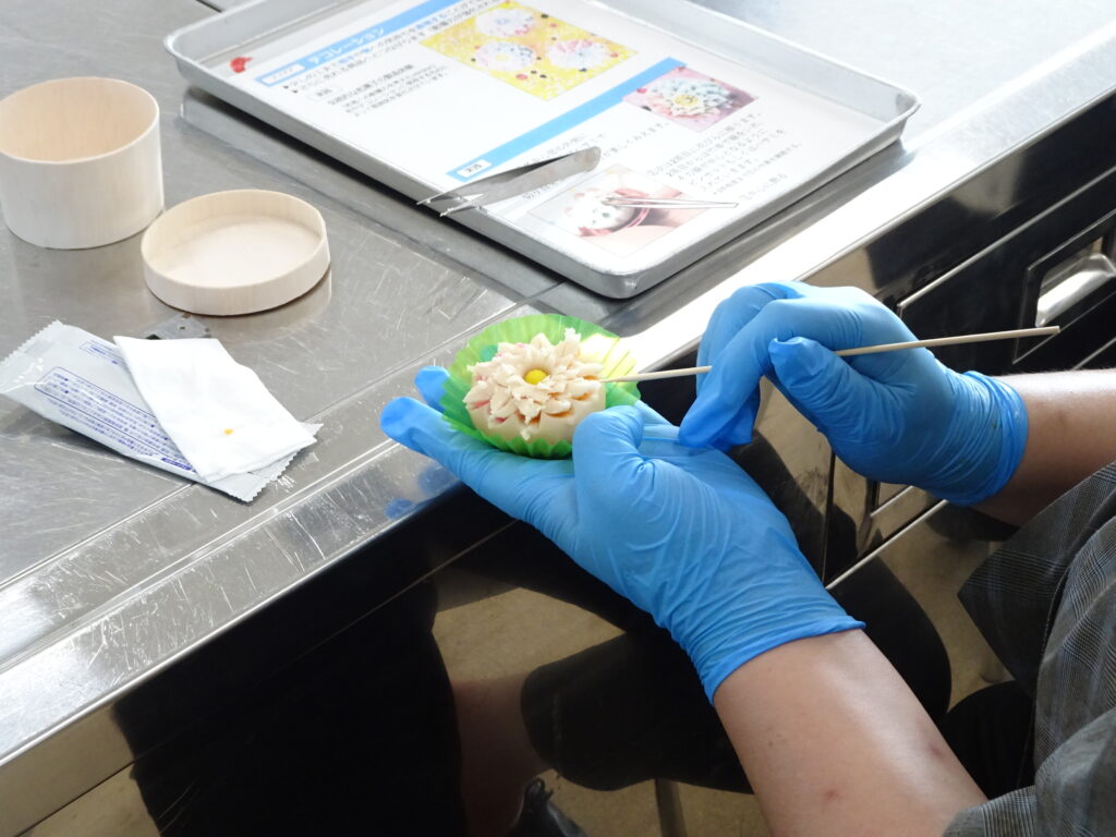 食育健康コース和菓子作り体験